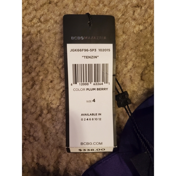 BCBGMaxazria Tenzin Dress in Plumberry - Picture 6 of 6